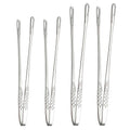 Axyaa Stainless Steel Grill Tongs BBQ Steak Clip Kitchen Utensils Party Gadgets