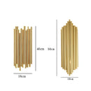 Axya Golden LED Tube Wall Light for Indoor Decor Lighting