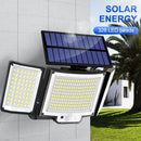 Axyaa Solar Motion Sensor Wall Lamp 3 Modes IP65 Waterproof Flood Light