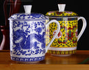 Axyaa Dragon Bone  Tea Cup - Chinoiserie Style - Chinese Tradition - Tea Ceremony Mug