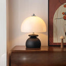 Mushroom Wooden Table Lamps with LED Glass Lampshade for Axyaa Brand
