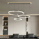 Axyaa Nordic Stainless Steel Pendant Chandelier for Dining & Living Room
