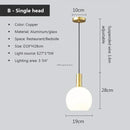 Axyaa White Glass Pendant Lamp – Elegant LED Hanging Lighting