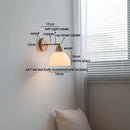 Axyaa Glass LED Wall Light with Pull Switch - Simple Night Lamp for Interior Lighting