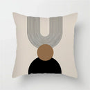 Axyaa Geometric Pattern Blue & White Cushion Cover for Home, Car, Sofa & Living Room