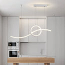 Axyaa Modern LED Pendant Chandelier for Living Room, Dining, or Kitchen