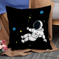 Axyaa Astronaut Theme Pillow Cover Set for Home Decor - 45*45 Size