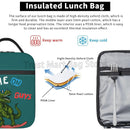 Axyaa Insulated Thermal Lunch Bag: Personalized Bento Tote with Photo & Text