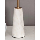 Axyaa Ceramic Desk Lamp: Modern Nordic Style, Warm LED Table Light for Bedroom.