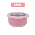 Axyaa Stainless Steel Food Sealing Bowl with Lid - Fresh-keeping Lunch Box