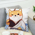 Axyaa Shiba Inu Cushion Cover 45x45cm for Bed or Chair Decor