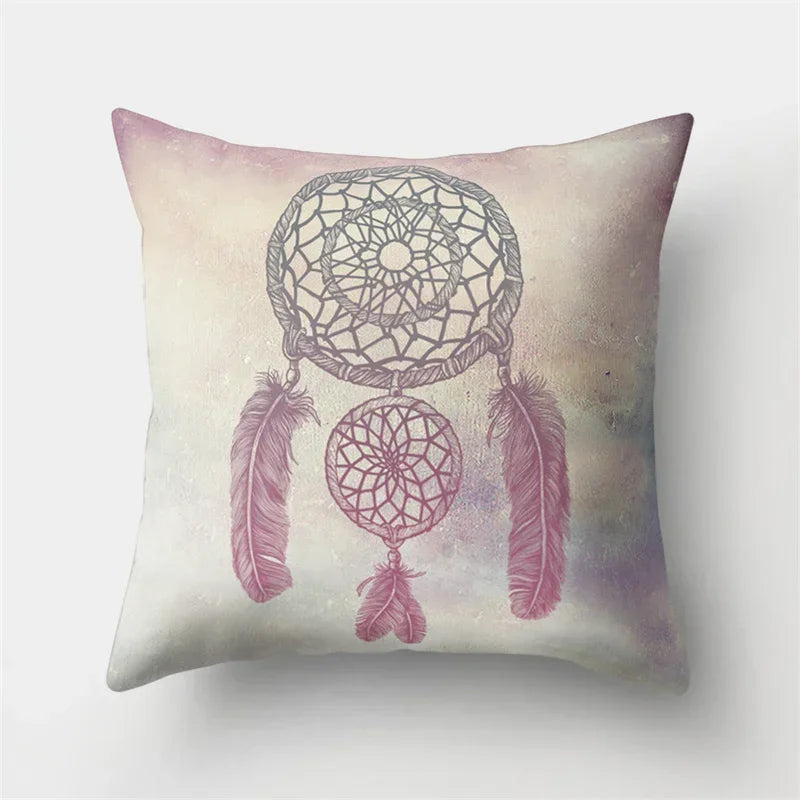Bohemia Dreamcatcher Cushion Cover for Home Decor by Axyaa
