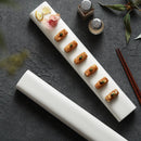 Axyaa Long Strip Plate: Artistic Conception Dishes for Sushi and Unique Tableware