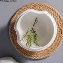 Axya White Ceramic Dessert Bowl Set with Cover and Dinner Plate