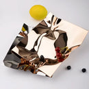 Axya Stainless Steel Wavy Fruit Plate Tray Home Decoration Ornament