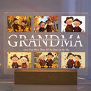 Axyaa Personalized 3D Acrylic Lamp for Mom Dad Love Family Birthday Gift