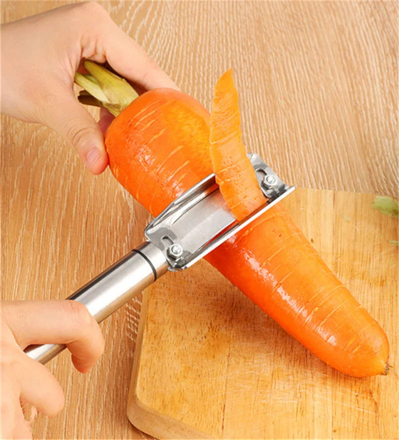 Axyaa Stainless Steel Vegetable Peeler with Adjustable Blade