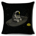 Axyaa Astronaut Sports Cushion: Fun Home Decor for Kids Room, Planet & Music Theme