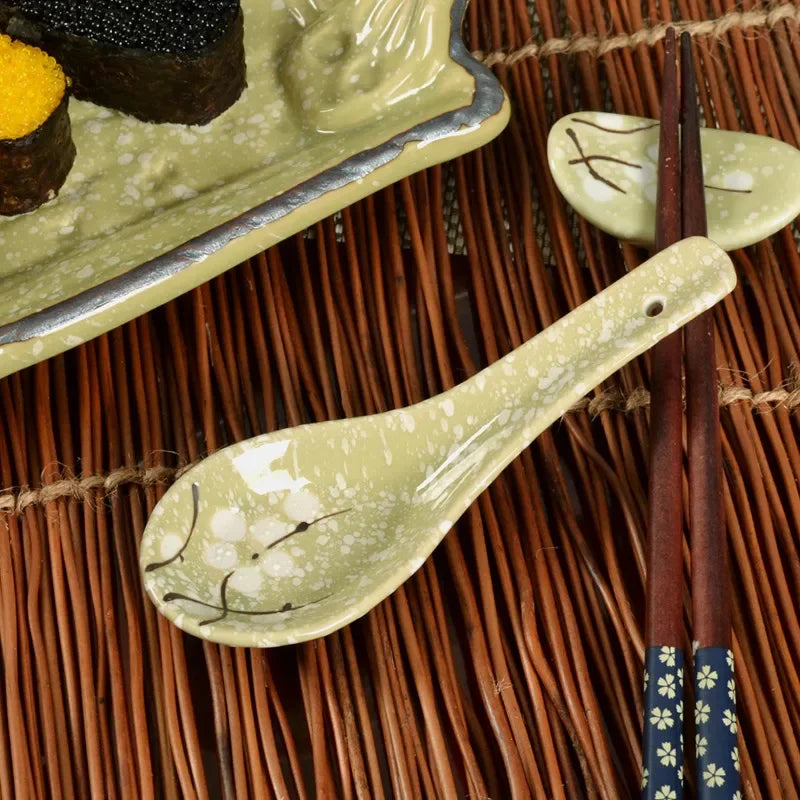 Axya Ceramic Spoon Set for Coffee, Milk, and Desserts