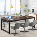 Axyaa Executive Office Workstation Desk - 70.8" Modern Computer Table for Study and Work