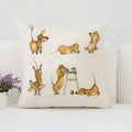 Pablo Picasso Wiener Dog Pillowcase for Modern Home Decor by Axyaa