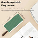 Axyaa Foldable Desk Lamp with Clock USB Charging, Rechargeable LED Reading Light