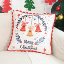 Axyaa Holiday Dutch Velvet Letter Print Pillowcase - Cojines Sofa Throw Pillow Cover