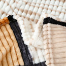 Axyaa Plaid Flannel Throw Blanket - Cozy All-Season Bedspread