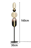 Axyaa Glass Floor Lamp Living Room Bedroom Lollipop Headboard INS Desk Lamp Sofa Ambient Light