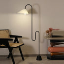 Axyaa Music Note Designer Vertical Floor Lamp - Scandinavian Style Vintage Living Room Lighting
