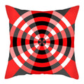 Sword Target Pattern Cushion Cover 45X45cm by Axyaa - Realistic Art Print Home Decor Pillowcase
