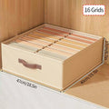 Axyaa Stackable Drawer Organizer Set for Clothes, Underwear, Socks, and Bras