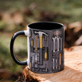 Axyaa Dad's Tool Box Ceramic Mug for Father's Birthday & Home - Boyfriend Gift