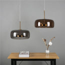 Axyaa Nordic Glass Chandelier LED Bedroom Lamp - Contemporary, Contracted Design
