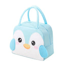 Axyaa Cartoon Animal Lunch Bag: 3D Steroe, Insulated, Waterproof Kids Tote