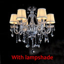 Axyaa Luxury Crystal Chandelier 6 Head Candlelight Pendant Lamp