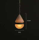 Axyaa Cream Glass Chandelier: Retro Bauhaus Designer Lamp for Restaurant and Bedroom