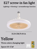 Axyaa Rotatable 3in1 Ceiling Fan with Light Bedroom Lighting Fixture