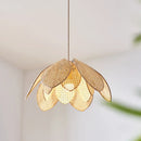 Nordic Wabi Sabi Chandelier Petal Pendant Light by Axyaa