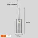 Axyaa Glass Cup LED Pendant Lamp Home Decoration Lighting