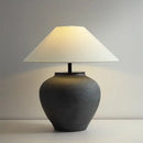 Axyaa Retro Ceramic Desk Lamp Room Decoration LED Lights