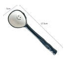 Axyaa Ceramic Flower Soup Spoon: Kawaii Korean Ice Cream Dessert Spoon