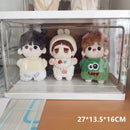 Axyaa Cotton Dolls Display Box: Plush Toy Showcase & Storage Organizer