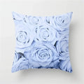 Rose Flowers Cushion Cover 45x45cm Nordic Style Home Decor Throw Pillow Axyaa
