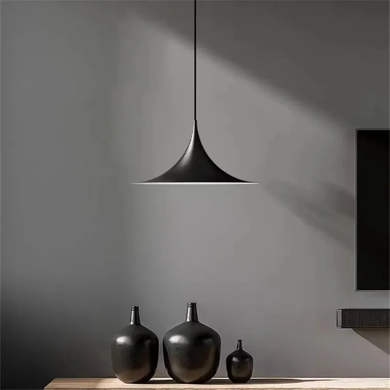 Axyaa Scandi Seim Pendant Single Head Lamp - Minimalist Chandelier