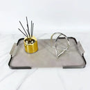Axya Leather Tray - Modern Home Decor & Living Room Organizer