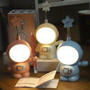 Axyaa Astronaut LED Desk Lamp with Phone Holder - Kids' Study & Bedside Table Light