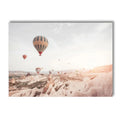 Axyaa Moroccan Landscape Canvas Art Wall Print - Floral Hot Air Balloon Posters