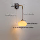 Axyaa Glass LED Wall Lamp Lighting Bathroom Stair Light.