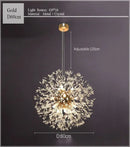 Axyaa Crystal Pendant Lamp for Modern Decoration Lighting in Bedroom, Bar, and Restaurant